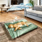 Lit matelas orthopédique à rayures pour Chien toutes saisons