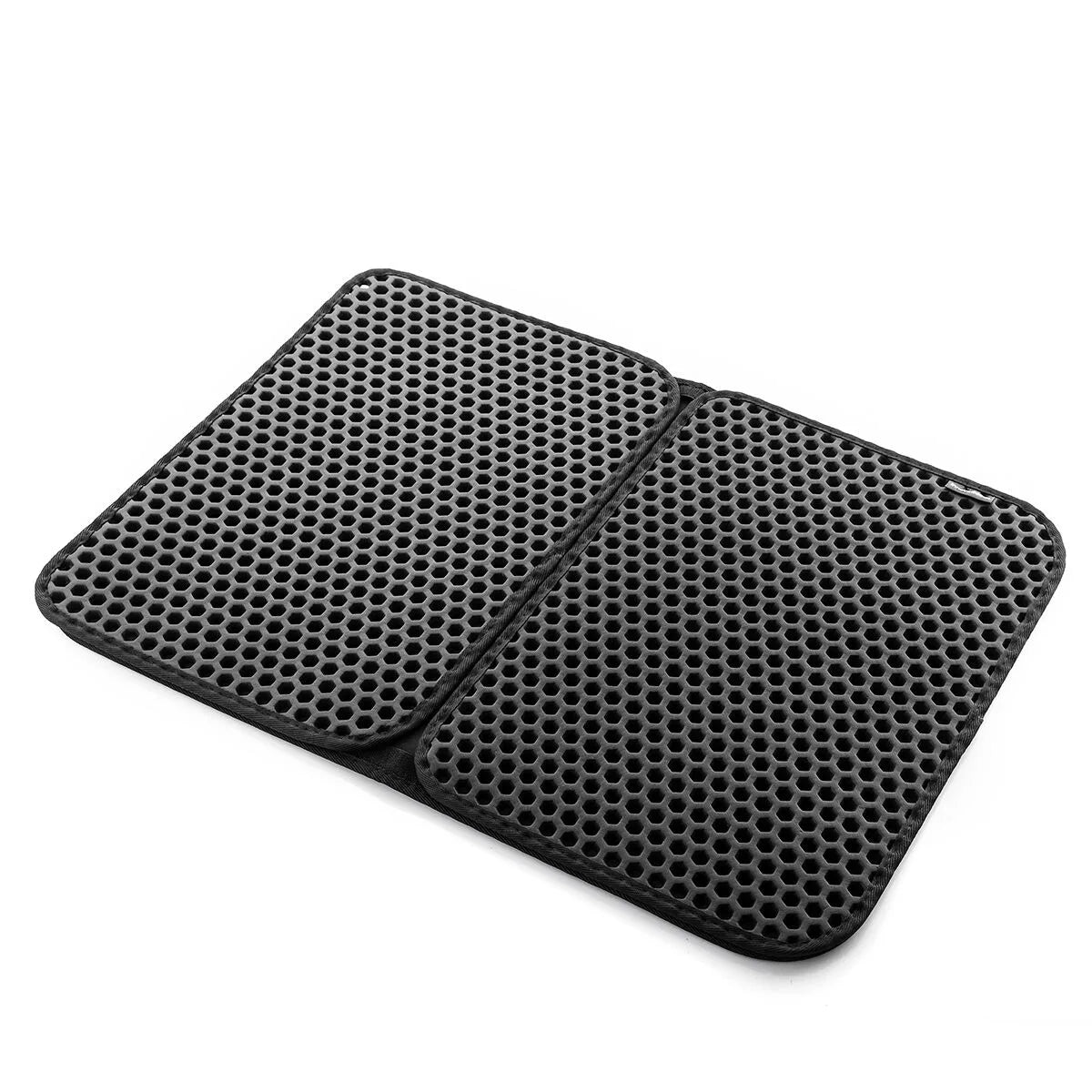 Tapis de litière pour chat – Double couche anti-projections